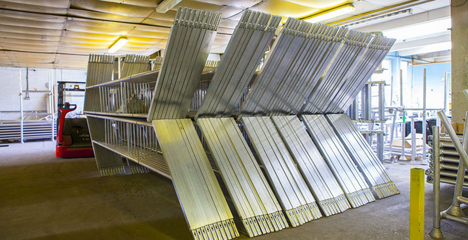 Aluminium scaffold staircase product stock
